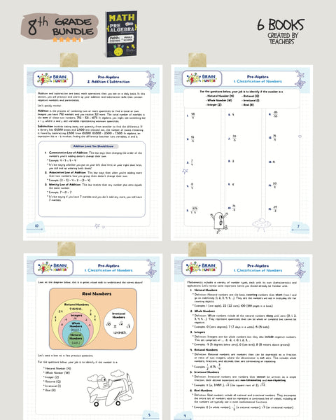 8th Grade Brain Hunter Bundle
