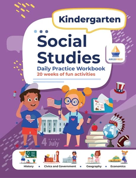 Social studies Kindergarten workbook cover