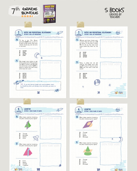7th Grade Brain Hunter Bundle