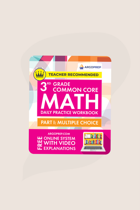 3rd Grade Common Core Math Workbook (Multiple Choice)
