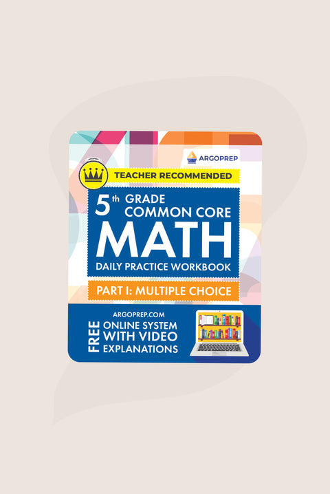 5th Grade Common Core Math Workbook (Multiple Choice)