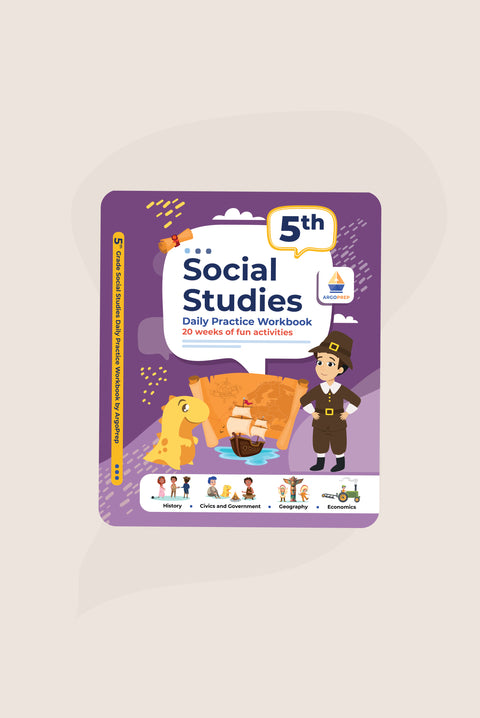 5th Grade Social Studies: Daily Practice Workbook | 20 Weeks of Fun Activities