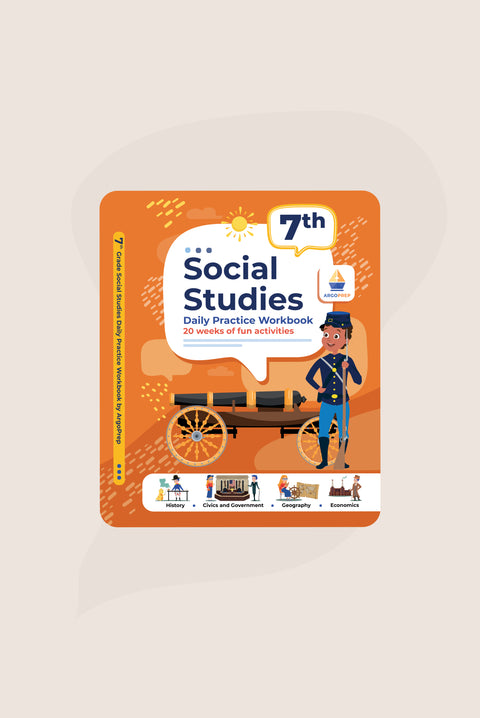 7th Grade Social Studies: Daily Practice Workbook | 20 Weeks of Fun Activities