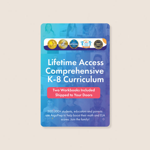 Lifetime Access: K8 Math and ELA Program + 2 Workbooks